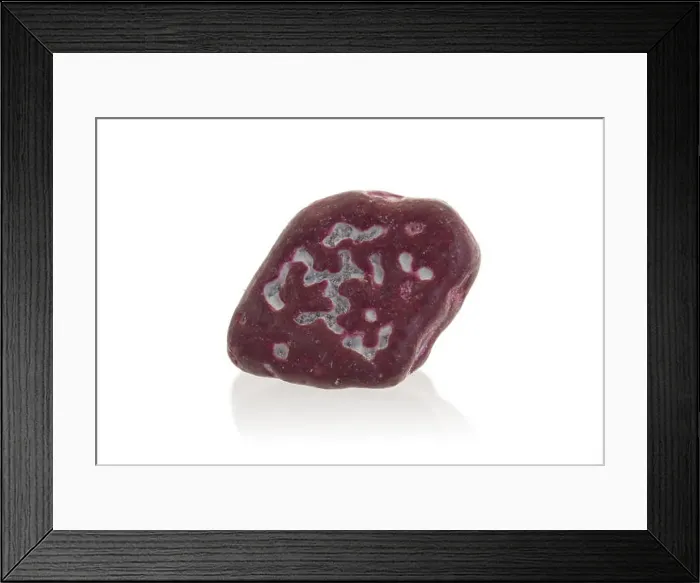 Framed Print : Chocolate chunck with sugar coating, isolated on white Framed Print : Chocolate chunck with sugar coating, isolated on white