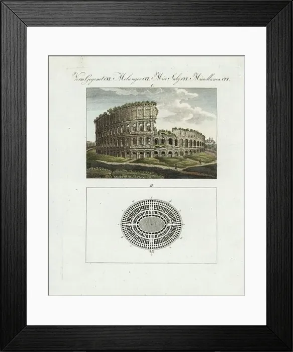 Framed Print : Roman Colosseum or Flavian Amphitheatre Framed Print : Roman Colosseum or Flavian Amphitheatre