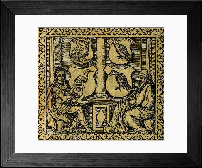 Framed Print : Emblemata, et Aliqvot Nummii Antiqui Operis (1566) Framed Print : Emblemata, et Aliqvot Nummii Antiqui Operis (1566)
