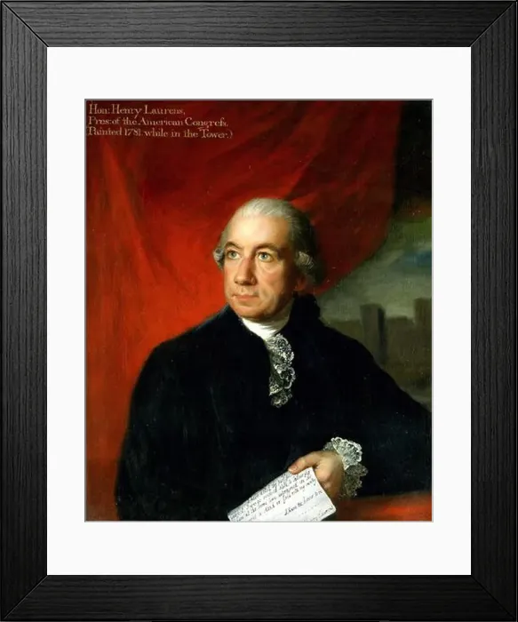 Framed Print : Portrait of Henry Laurens 1784 by Lemuel Francis Abbott Framed Print : Portrait of Henry Laurens 1784 by Lemuel Francis Abbott