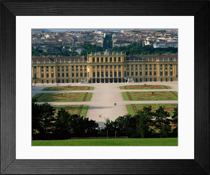 Framed Print : Palace and gardens of Schonbrunn UNESCO World Heritage Site Vienna Austria Europe Framed Print : Palace and gardens of Schonbrunn UNESCO World Heritage Site Vienna Austria Europe
