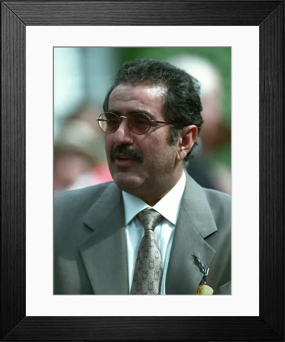 Framed Print : SHEIKH MANA AL MAKTOUM RACE HORSE OWNER 19 August 1994 Framed Print : SHEIKH MANA AL MAKTOUM RACE HORSE OWNER 19 August 1994