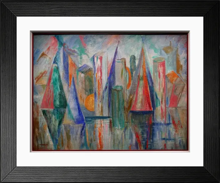 Framed Print : Tarsila do Amaral exhibition, Calmaria III, Luxembourg Museum, Senat, Paris, France, Europe Framed Print : Tarsila do Amaral exhibition, Calmaria III, Luxembourg Museum, Senat, Paris, France, Europe
