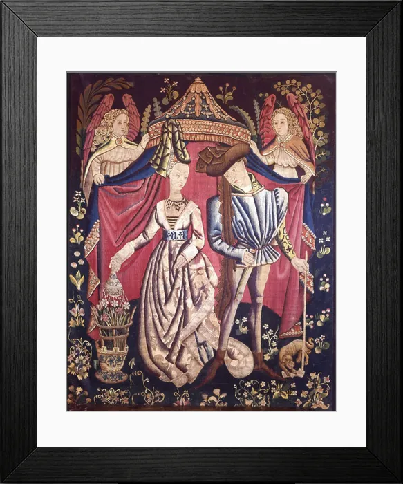 Framed Print : Charles of Orleans and his wife Marie de Clèves Framed Print : Charles of Orleans and his wife Marie de Clèves