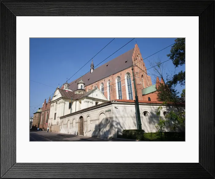 Framed Print : Church of the Holy Trinity in Krakow, Poland, view from Dominikanska Street Framed Print : Church of the Holy Trinity in Krakow, Poland, view from Dominikanska Street