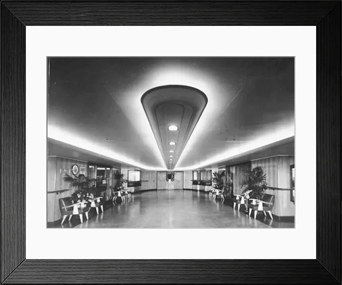 Framed Print : 83 First Class Hall Andrea Doria Framed Print : 83 First Class Hall Andrea Doria