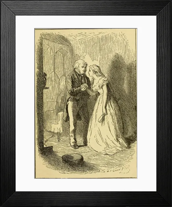 Framed Print : *Our Mutual Friend* (1895) is a novel by Charles Dickens that explores themes of social class Framed Print : *Our Mutual Friend* (1895) is a novel by Charles Dickens that explores themes of social class