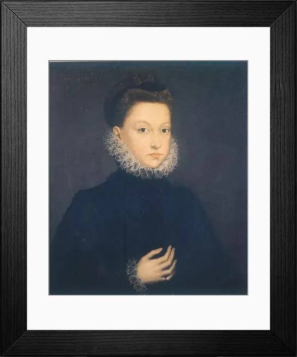 Framed Print : Infantin Isabella Clara Eugenia 1573 by Sofonisba Anguissola Framed Print : Infantin Isabella Clara Eugenia 1573 by Sofonisba Anguissola
