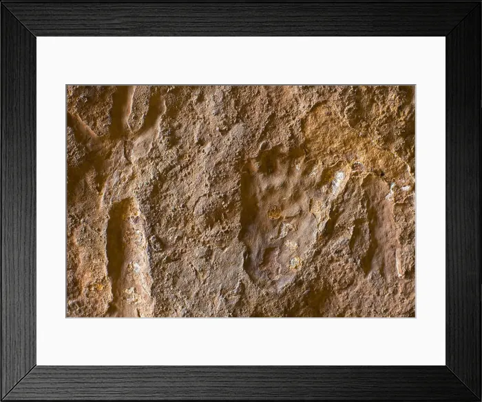 Framed Print : Detail of brands in the Cave of Pezinhos Framed Print : Detail of brands in the Cave of Pezinhos