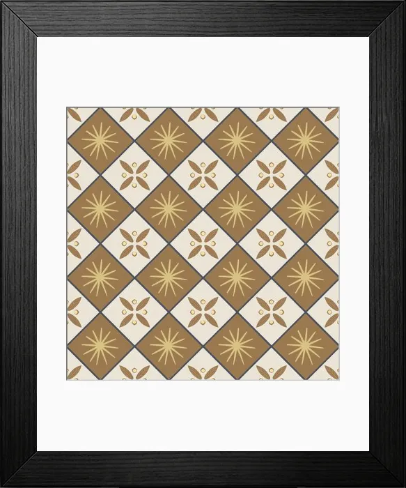 Framed Print : Abstract gold white rhombus shapes vector seamless pattern background Framed Print : Abstract gold white rhombus shapes vector seamless pattern background