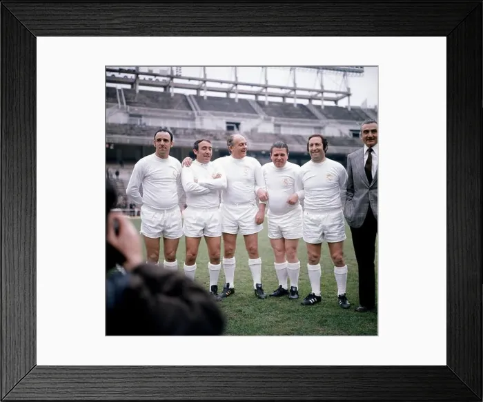 Framed Print : VIEJAS GLORIAS DEL REAL MADRID - MIGUEL MUÑOZ - GENTO - PUSKAS - DIESTEFANO Framed Print : VIEJAS GLORIAS DEL REAL MADRID - MIGUEL MUÑOZ - GENTO - PUSKAS - DIESTEFANO