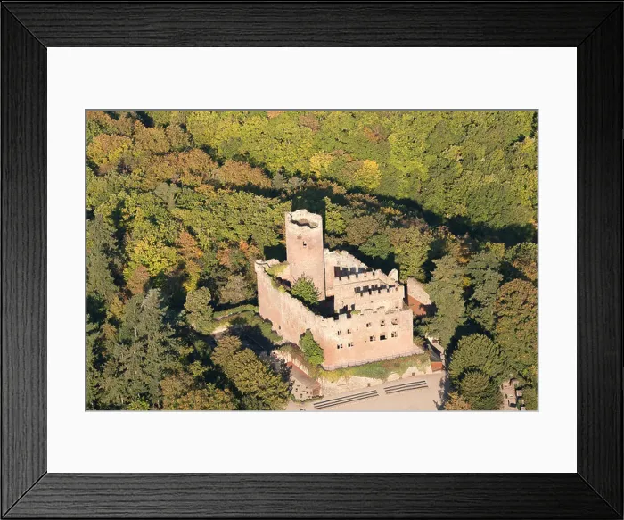 Framed Print : AERIAL VIEW. Castle in the eastern Vosges Mountains. Kintzheim Castle, Bas-Rhin, Alsace, Grand Est, France Framed Print : AERIAL VIEW. Castle in the eastern Vosges Mountains. Kintzheim Castle, Bas-Rhin, Alsace, Grand Est, France