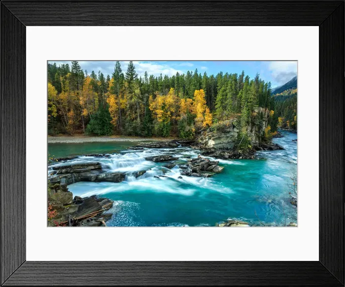 Framed Print : Rearguard Falls, BC, Canada Framed Print : Rearguard Falls, BC, Canada
