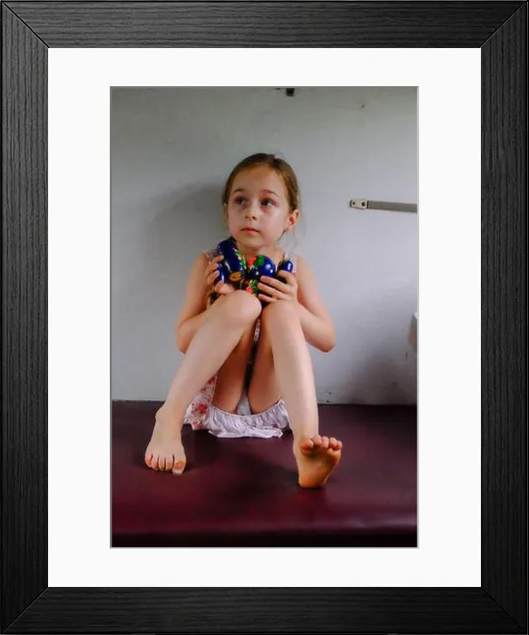 Framed Print : Cute girl in the train. Summer Vacation and Travel Concept Framed Print : Cute girl in the train. Summer Vacation and Travel Concept