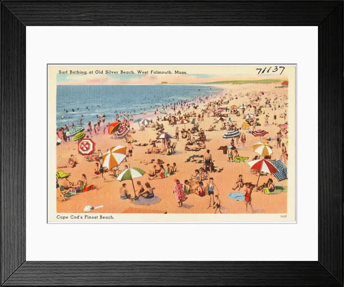 Framed Print : A scene at Old Silver Beach in West Falmouth Framed Print : A scene at Old Silver Beach in West Falmouth
