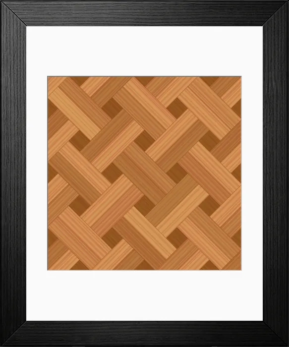 Framed Print : Parquet pattern, basket weave double row style - illustration of an extraordinary wood flooring pattern - seamless Framed Print : Parquet pattern, basket weave double row style - illustration of an extraordinary wood flooring pattern - seamless