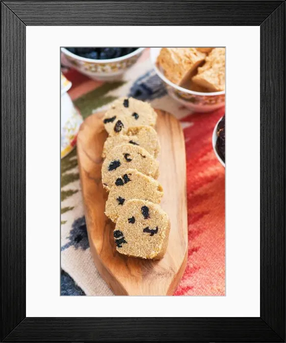 Framed Print : Kospa or jent - Kazakh traditional treat with raisins or nuts Framed Print : Kospa or jent - Kazakh traditional treat with raisins or nuts