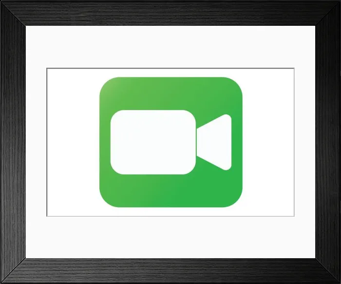 Framed Print : Apple IOS facetime video calling app icon Vector, developed and maintained by Apple Inc Framed Print : Apple IOS facetime video calling app icon Vector, developed and maintained by Apple Inc