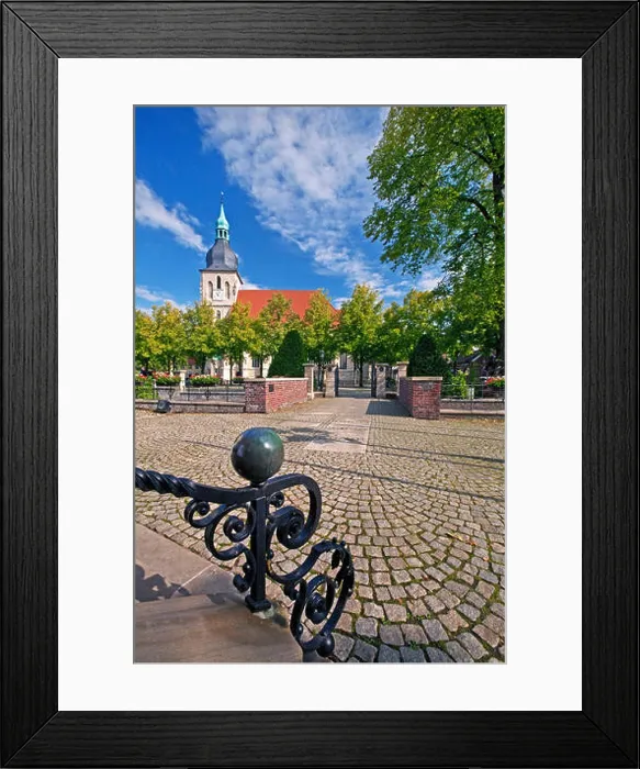 Framed Print : historic Abbey precinct and parish church St. Martin, Germany, North Rhine-Westphalia, Nottuln Framed Print : historic Abbey precinct and parish church St. Martin, Germany, North Rhine-Westphalia, Nottuln