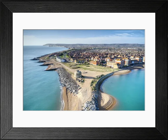 Framed Print : Martello Tower number 66 built in 1800s to protect against the threat of Napoleonic forces Framed Print : Martello Tower number 66 built in 1800s to protect against the threat of Napoleonic forces