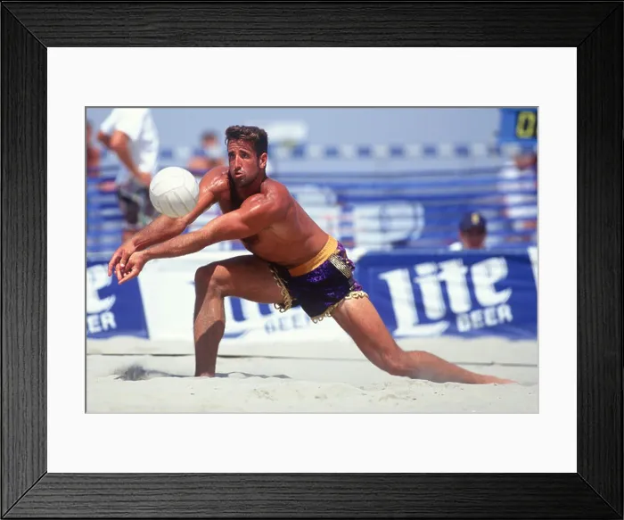 Framed Print : AVP Professional Beach Volleyball