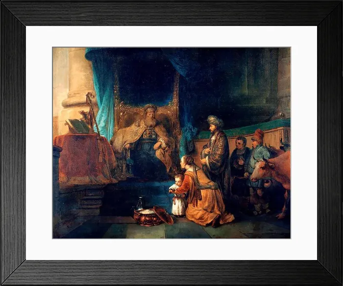 Framed Print : Anna presenting her son Samuel to the priest Eli - Gerbrand van den Eeckhout, circa 1665 Framed Print : Anna presenting her son Samuel to the priest Eli - Gerbrand van den Eeckhout, circa 1665