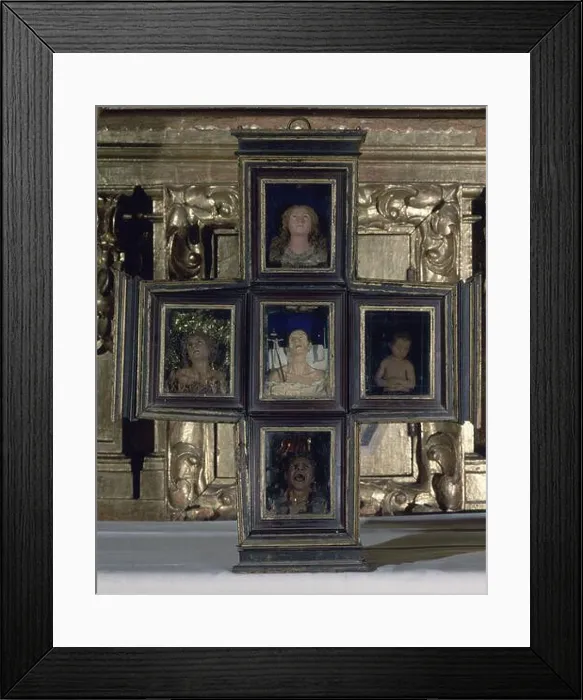 Framed Print : BUSTOS DE LAS POSTRIMERIAS-CERA-RELICAR. Location: CARMELITAS DESCALZAS, PEÑARANDA DE BRACAMONTE, SALAMANCA, SPAIN Framed Print : BUSTOS DE LAS POSTRIMERIAS-CERA-RELICAR. Location: CARMELITAS DESCALZAS, PEÑARANDA DE BRACAMONTE, SALAMANCA, SPAIN