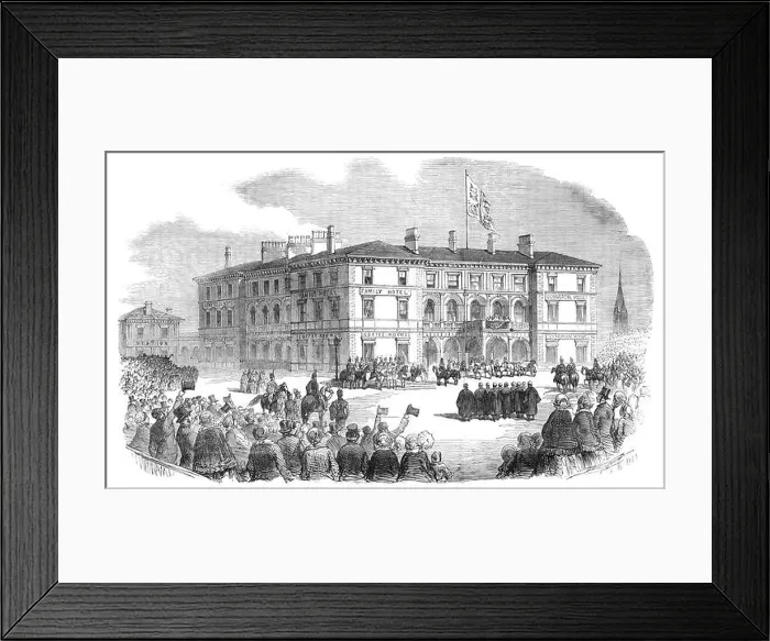 Framed Print : The Queen at the Station Hotel Framed Print : The Queen at the Station Hotel