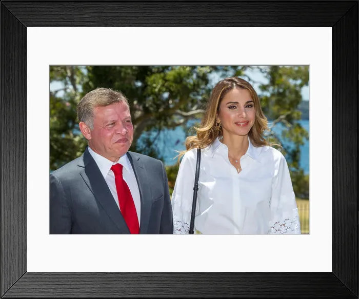 Framed Print : Their Majesties King Abdullah II bin Al-Hussein Framed Print : Their Majesties King Abdullah II bin Al-Hussein