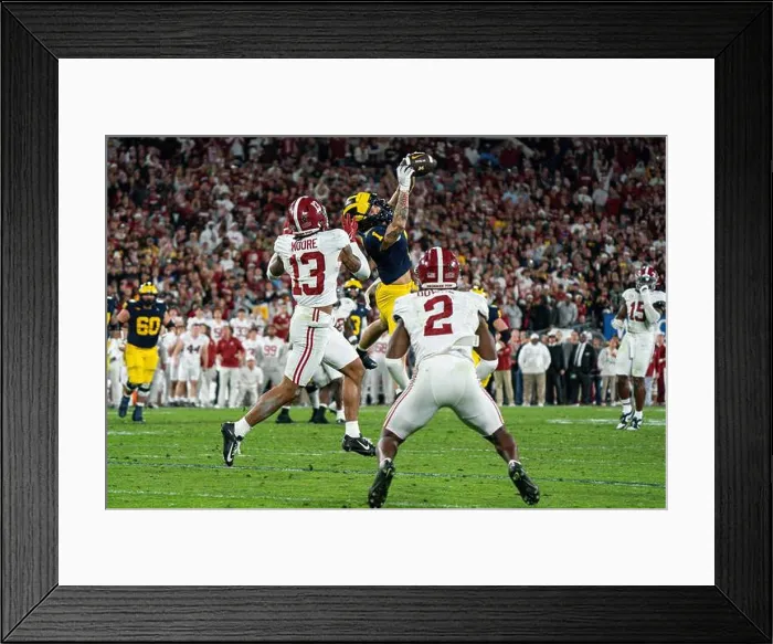 Framed Print : Michigan Wolverines wide receiver Roman Wilson (1) Framed Print : Michigan Wolverines wide receiver Roman Wilson (1)