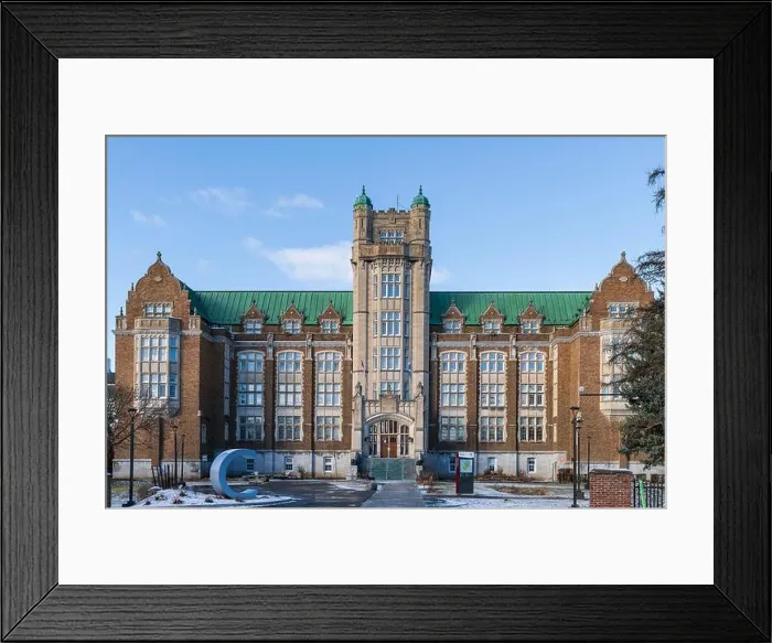 Framed Print : Concordia University Building - views Framed Print : Concordia University Building - views