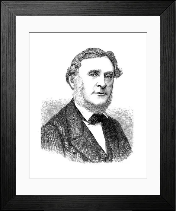 Framed Print : Portrait of Karl Karmarsch ( 1803 - 1879) Austrian-German educator Framed Print : Portrait of Karl Karmarsch ( 1803 - 1879) Austrian-German educator