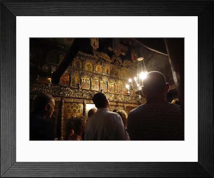 Framed Print : OHRID, NORTH MACEDONIA - SEPTEMBER 8