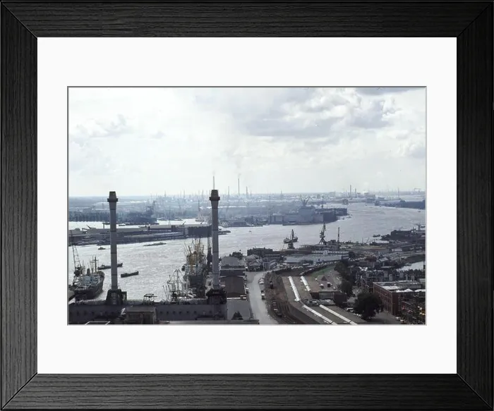 Framed Print : A view from the Euromast in Rotterdam Framed Print : A view from the Euromast in Rotterdam
