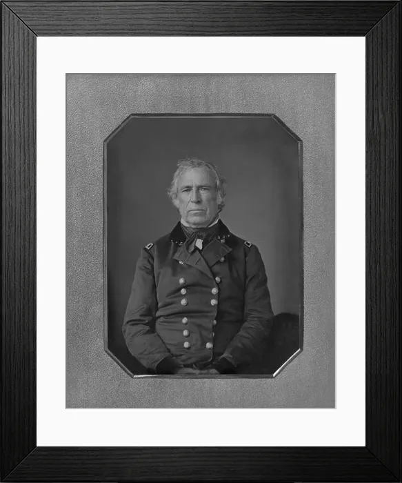 Framed Print : Zachary Taylor. Circa 1847. By James Maquire Framed Print : Zachary Taylor. Circa 1847. By James Maquire