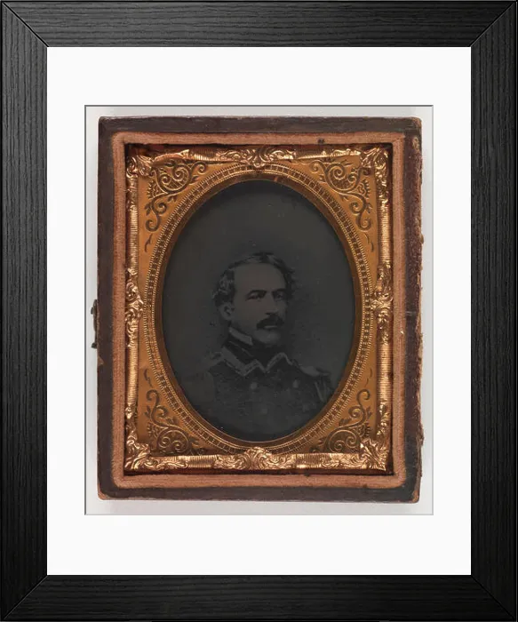 Framed Print : Robert E. Lee as a young officer Framed Print : Robert E. Lee as a young officer