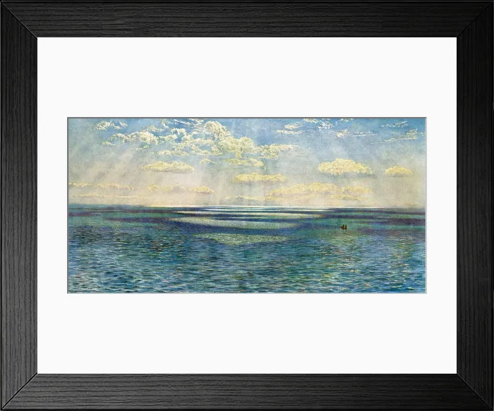 Framed Print : This painting titled The English Channel From the Dorsetshire Cliffs is by the English artist John Brett (1830-1902) Framed Print : This painting titled The English Channel From the Dorsetshire Cliffs is by the English artist John Brett (1830-1902)