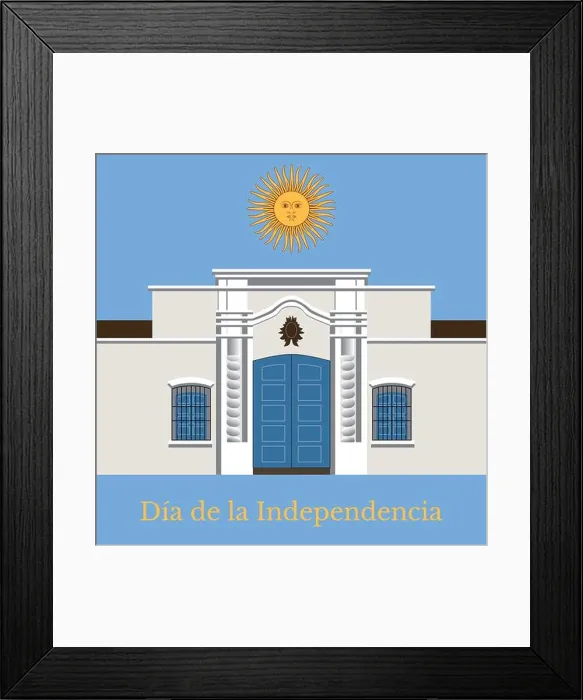 Framed Print : Argentina Independence Day. 9 July Framed Print : Argentina Independence Day. 9 July