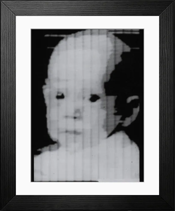 Framed Print : First Digital Scan, 1957 Framed Print : First Digital Scan, 1957