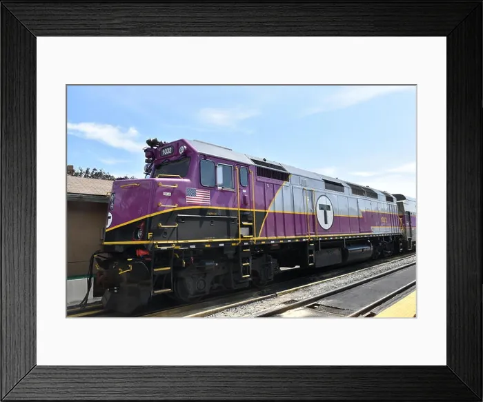 Framed Print : MBTA Commuter Rail Trains and Station Terminals North of Boston, Massachusetts in Rockport and Newburyport Framed Print : MBTA Commuter Rail Trains and Station Terminals North of Boston, Massachusetts in Rockport and Newburyport