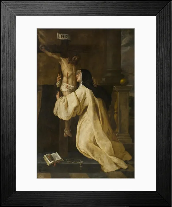 Framed Print : This painting by Gaspar de Crayer depicts Christ appearing to Saint Lutgarde Framed Print : This painting by Gaspar de Crayer depicts Christ appearing to Saint Lutgarde