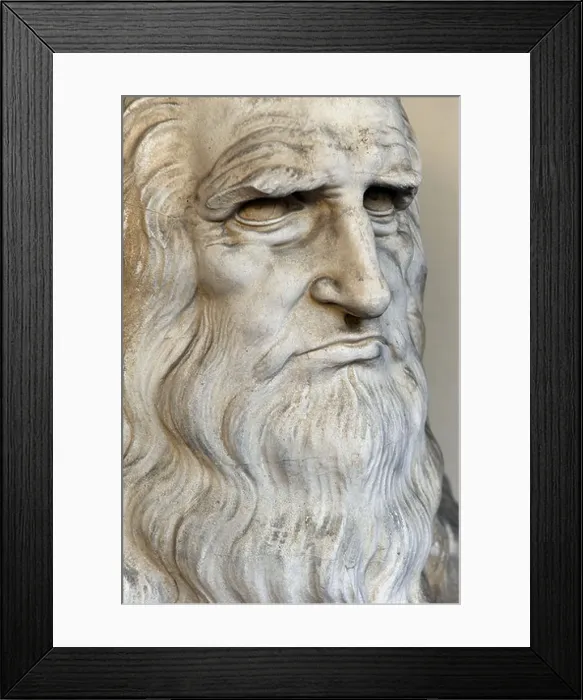 Framed Print : Leonardo da Vinci (1452-1519). Italian Renaissance polymath Framed Print : Leonardo da Vinci (1452-1519). Italian Renaissance polymath