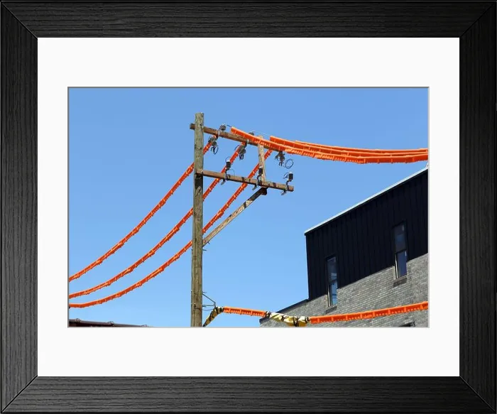 Framed Print : Power line covers Framed Print : Power line covers