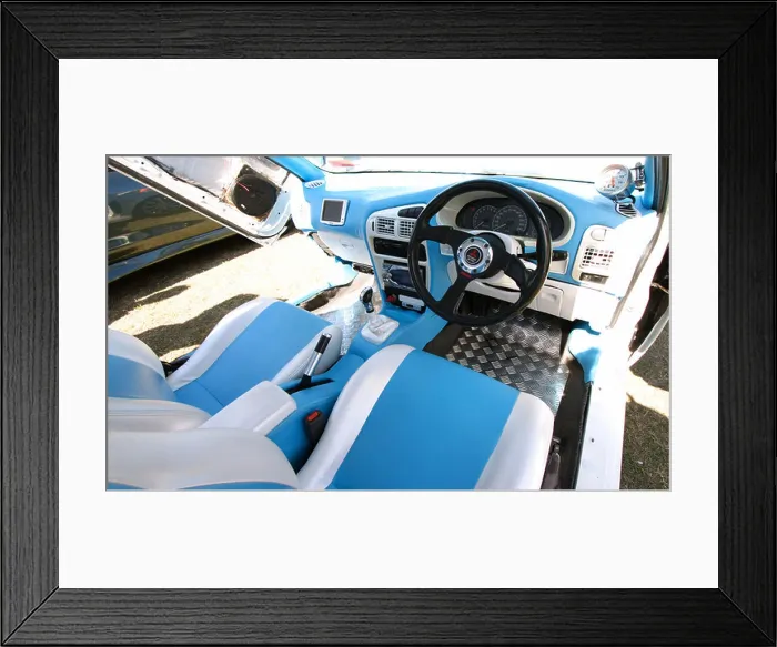 Framed Print : INTERIOR OF CUSTOMISED CAR HORIZONTAL BAPDB7877 Framed Print : INTERIOR OF CUSTOMISED CAR HORIZONTAL BAPDB7877