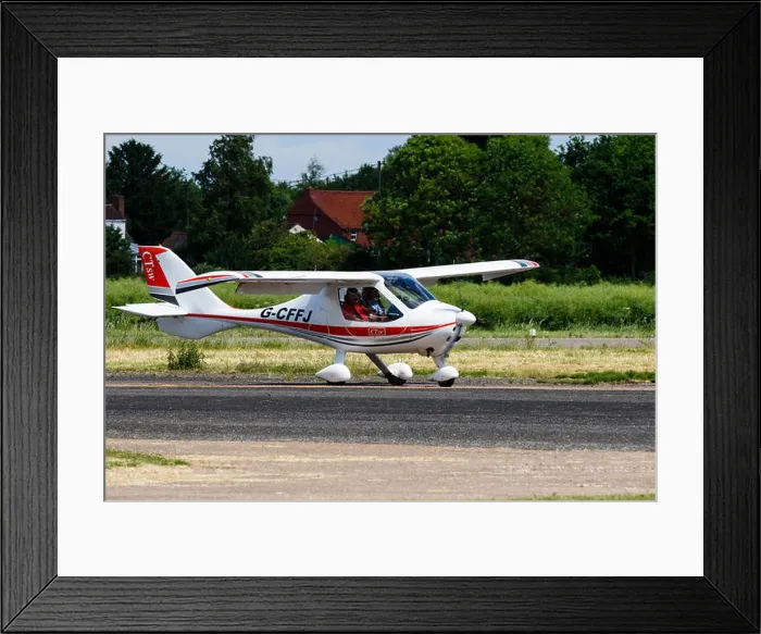 Framed Print : Flight Design CTSW G-CFFJ Framed Print : Flight Design CTSW G-CFFJ