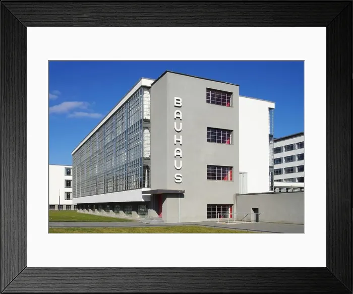 Framed Print : Dessau Bauhaus 01 Framed Print : Dessau Bauhaus 01