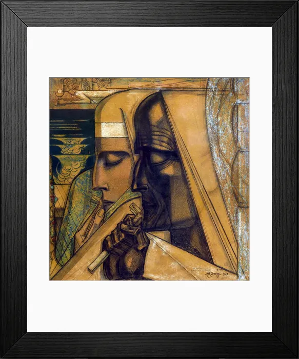 Framed Print : The Guardian Angels carry the Holy Eucharist 1923 Jan Toorop ( Johannes Theodorus Toorop) Framed Print : The Guardian Angels carry the Holy Eucharist 1923 Jan Toorop ( Johannes Theodorus Toorop)