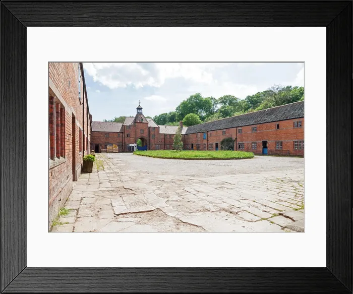 Framed Print : The stables at Scotch Farm Cholmondeley Castle Cheshire England UK United Kingdom GB Framed Print : The stables at Scotch Farm Cholmondeley Castle Cheshire England UK United Kingdom GB