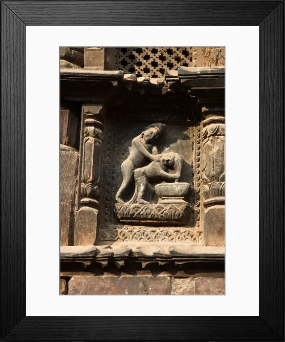 Framed Print : Kama Sutra animals, including these donkeys, decorate the struts of the Shiva Parvati Temple, Durbar Square Bhaktapur Framed Print : Kama Sutra animals, including these donkeys, decorate the struts of the Shiva Parvati Temple, Durbar Square Bhaktapur