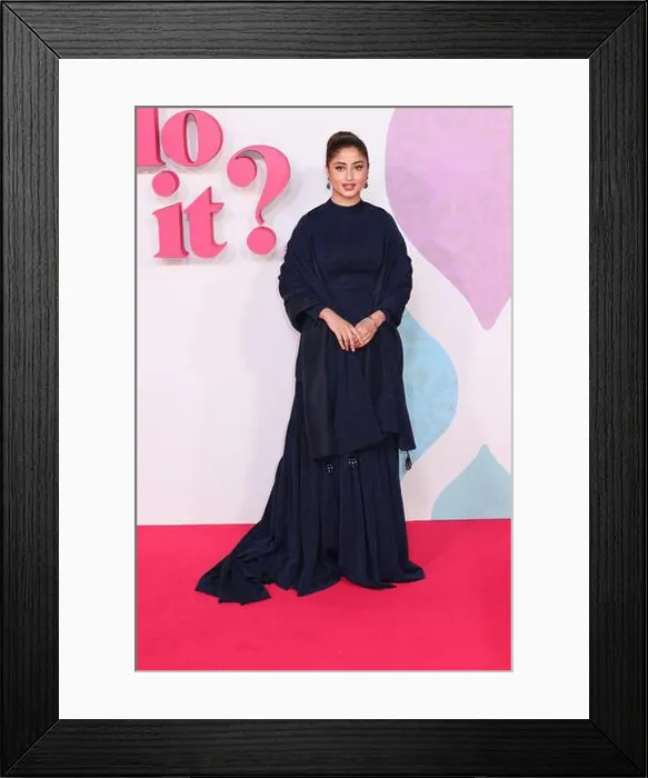 Framed Print : Sajal Aly, What's Love Got to Do with It? - UK Premiere Framed Print : Sajal Aly, What's Love Got to Do with It? - UK Premiere